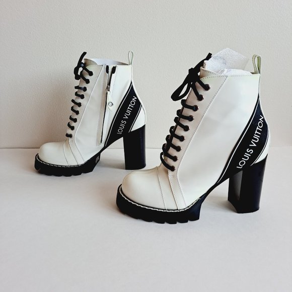 Louis Vuitton Patent Calfskin Star Trail Ankle Boots Size 36.5 - Picture 9 of 16